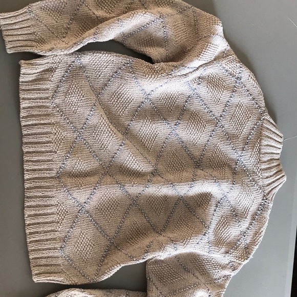 Hand knit cotton sweater - Picture 2 of 5